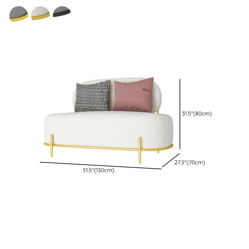 Contemporary Standard Velvet Sofa Armless Tight Back Seating