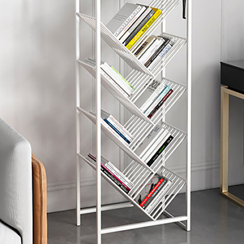 Urban Bookshelf Metal Shelf Bookcase with Shelves for Living Room