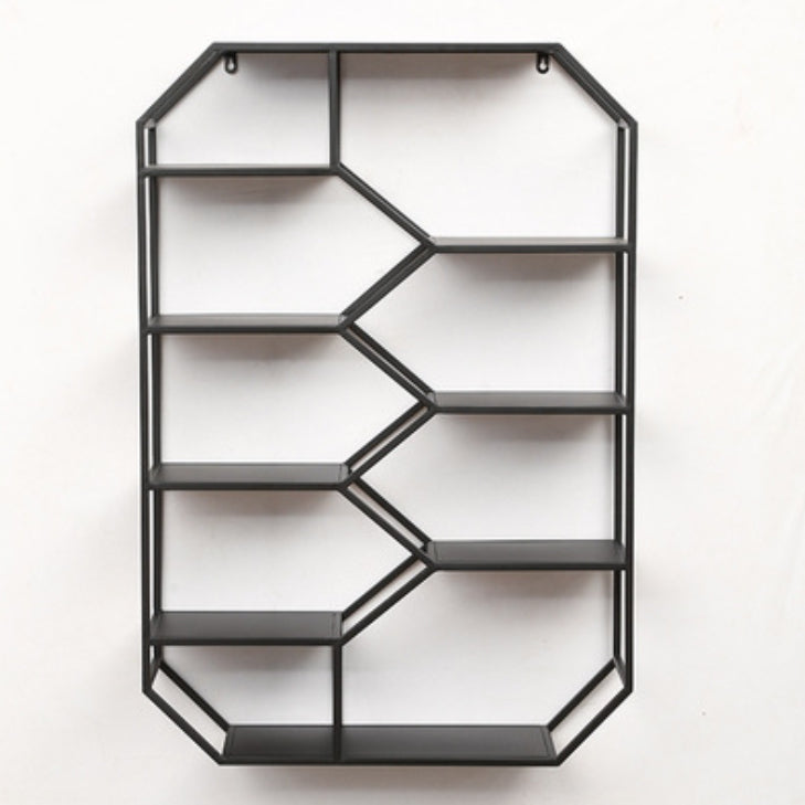 Metal Floating Book Shelf Wall Mounted Shelves Included Shelf Bookcase for Study Room