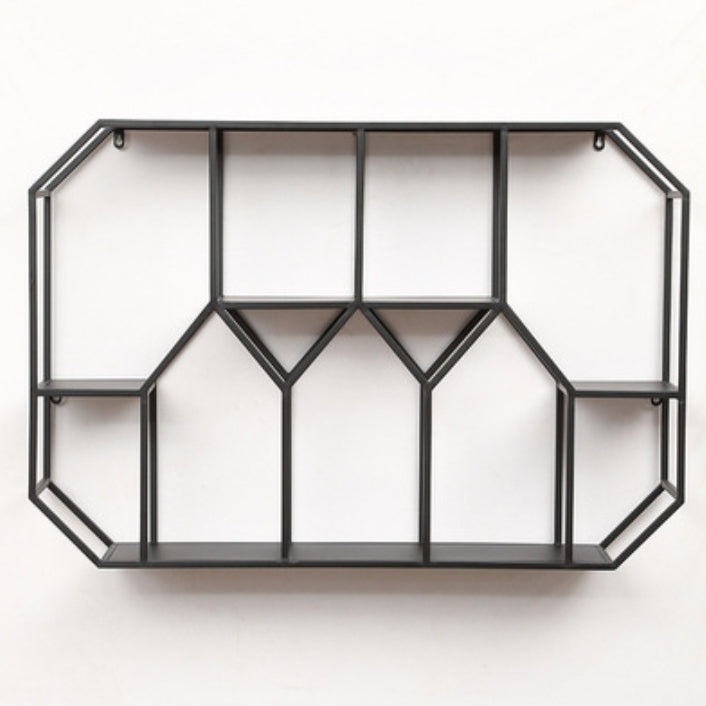 Metal Floating Book Shelf Wall Mounted Shelves Included Shelf Bookcase for Study Room