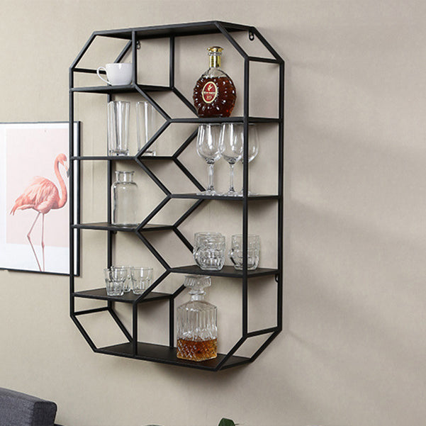 Metal Floating Book Shelf Wall Mounted Shelves Included Shelf Bookcase for Study Room