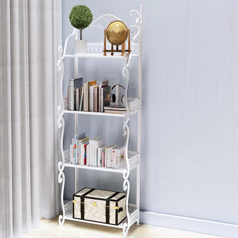 Contemporary Bookcase Metal Shelf Bookcase with Shelves for Living Room