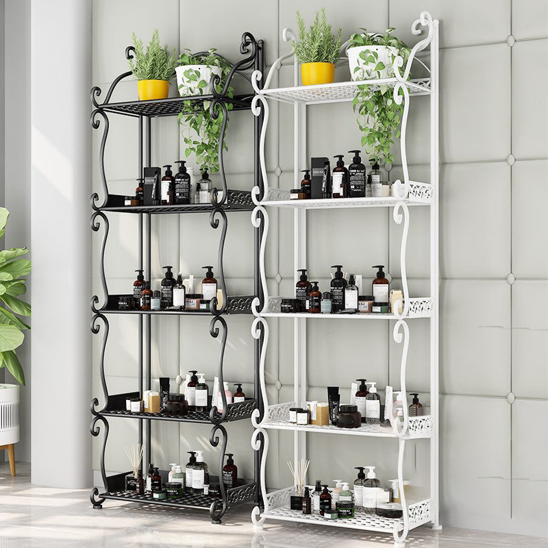 Contemporary Bookcase Metal Shelf Bookcase with Shelves for Living Room