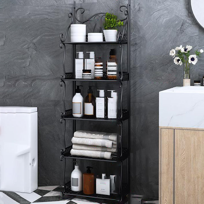 Contemporary Bookcase Metal Shelf Bookcase with Shelves for Living Room