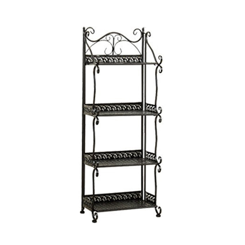 Contemporary Bookcase Metal Shelf Bookcase with Shelves for Living Room