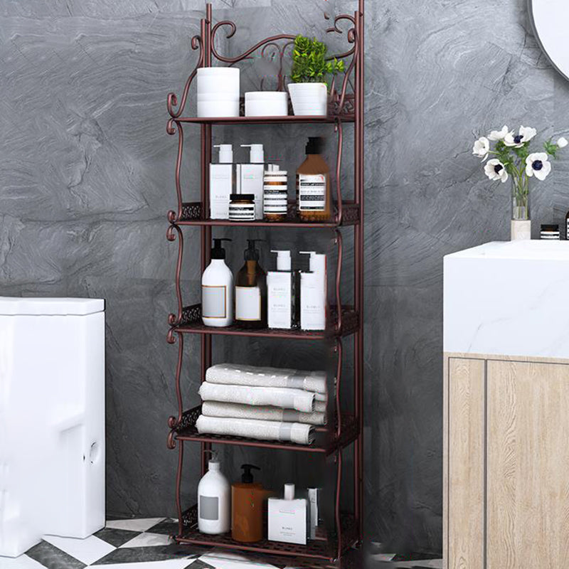 Contemporary Bookcase Metal Shelf Bookcase with Shelves for Living Room