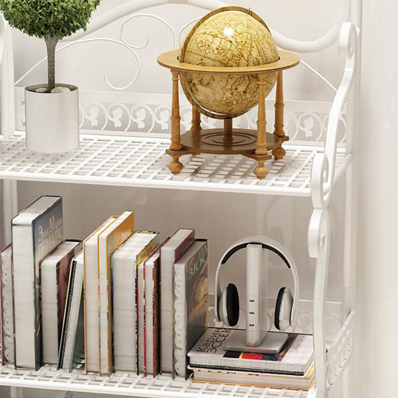 Contemporary Bookcase Metal Shelf Bookcase with Shelves for Living Room