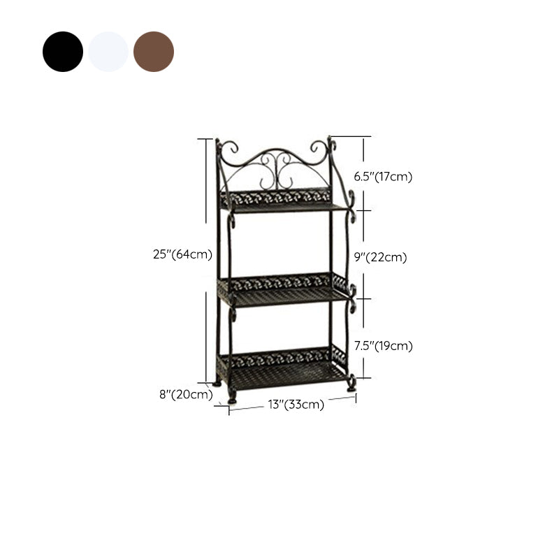 Contemporary Bookcase Metal Shelf Bookcase with Shelves for Living Room