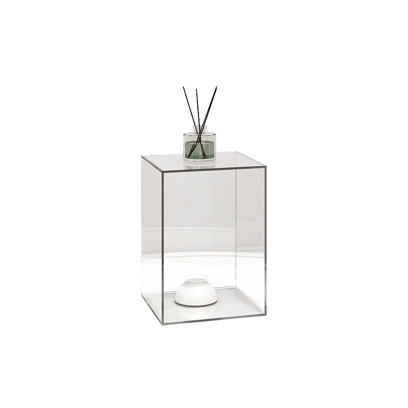 9" Wide Contemporary Bookshelf Closed Back Acrylic Vertical Bookcase