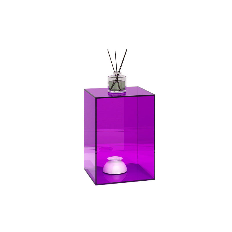 9" Wide Contemporary Bookshelf Closed Back Acrylic Vertical Bookcase