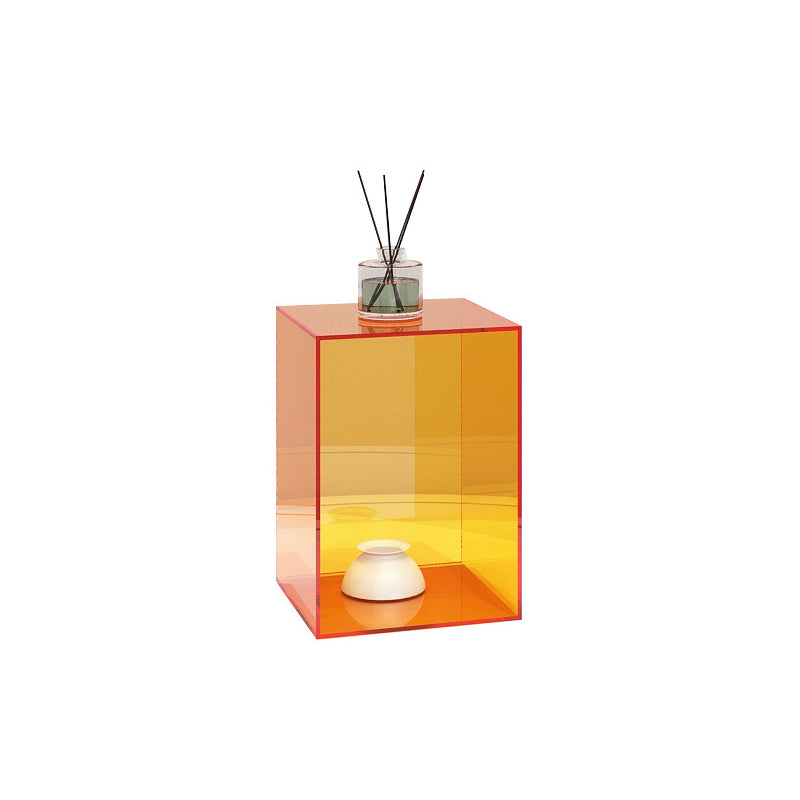 9" Wide Contemporary Bookshelf Closed Back Acrylic Vertical Bookcase