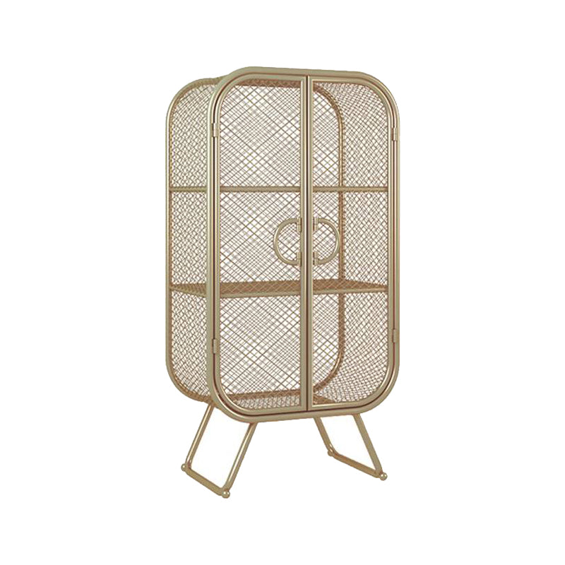 Contemporary Metal Bookshelf Standard Shelf Bookcase for Study Room