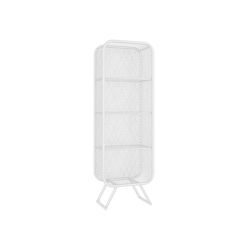 Contemporary Metal Bookshelf Standard Shelf Bookcase for Study Room