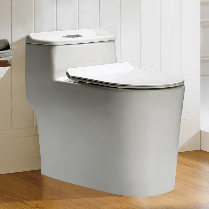 Modern One Piece Toilet Bowl Floor Mount Flush Toilet with Seat