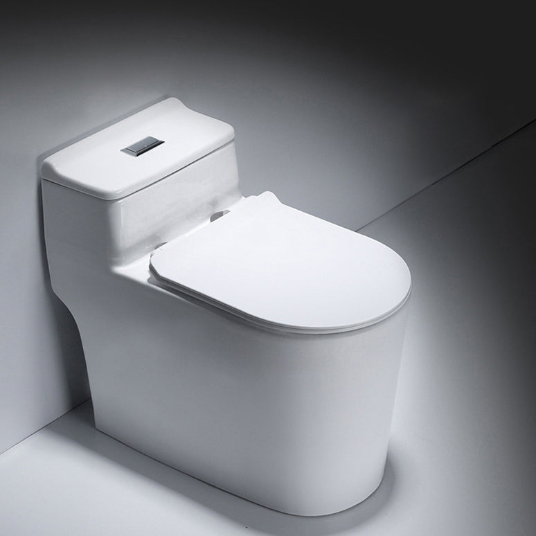 Modern One Piece Toilet Bowl Floor Mount Flush Toilet with Seat