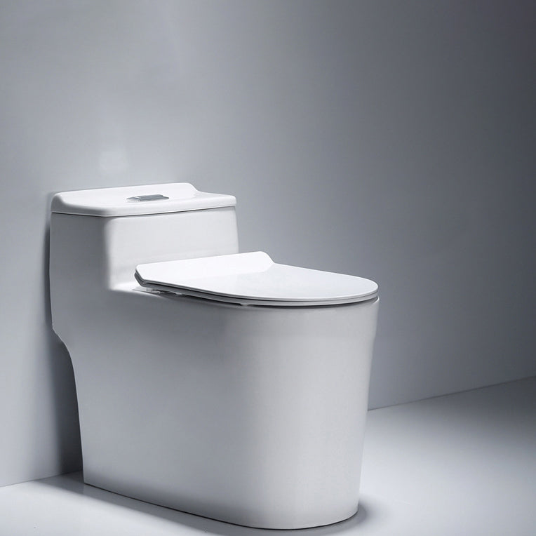 Modern One Piece Toilet Bowl Floor Mount Flush Toilet with Seat