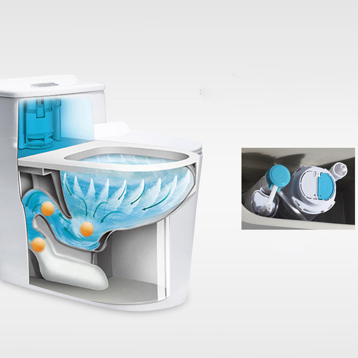 Modern One Piece Toilet Bowl Floor Mount Flush Toilet with Seat