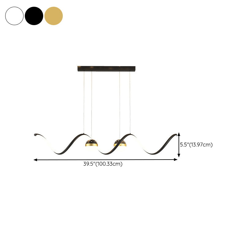 Modern Hanging Ceiling Light Metal 3 Light Pendant Lighting Fixtures for Dining Room