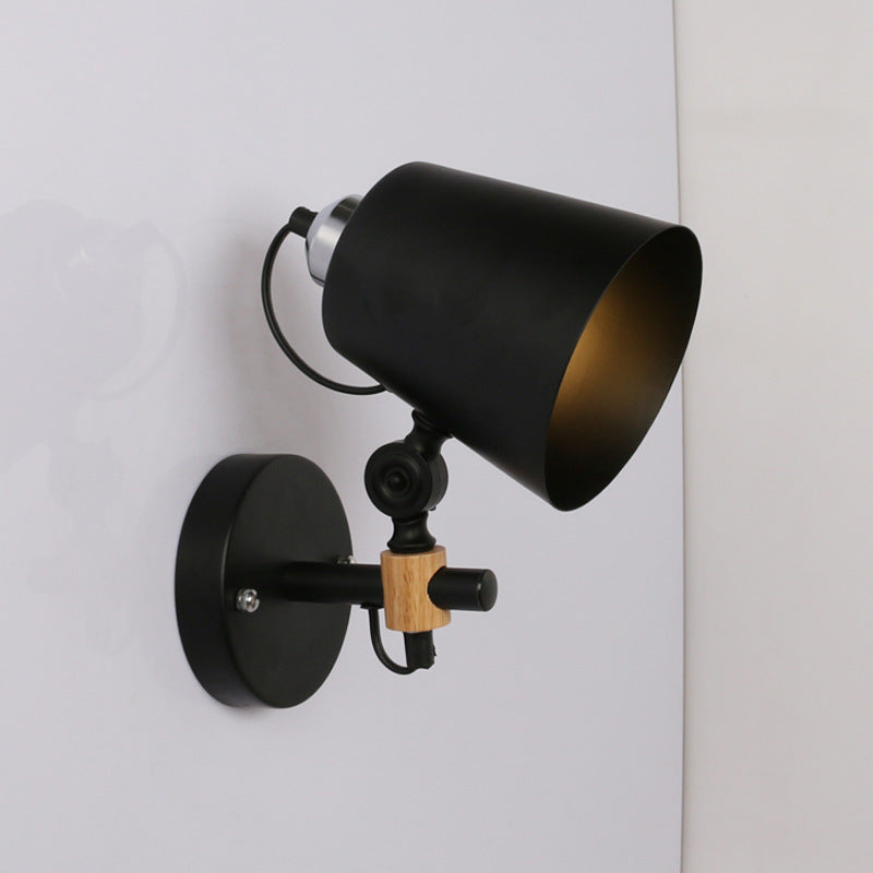 Industrial Style Empire Shape Wall Light Metal 1 Light Sconces for Living Room
