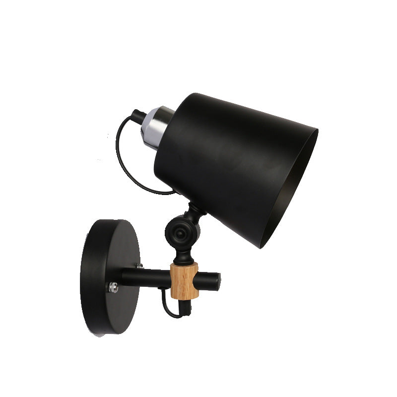 Industrial Style Empire Shape Wall Light Metal 1 Light Sconces for Living Room