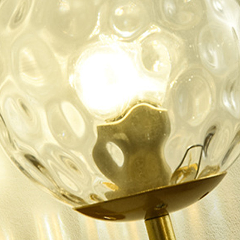 Modernist Wall Sconce Globe Sconce Light with Glass for Bedroom
