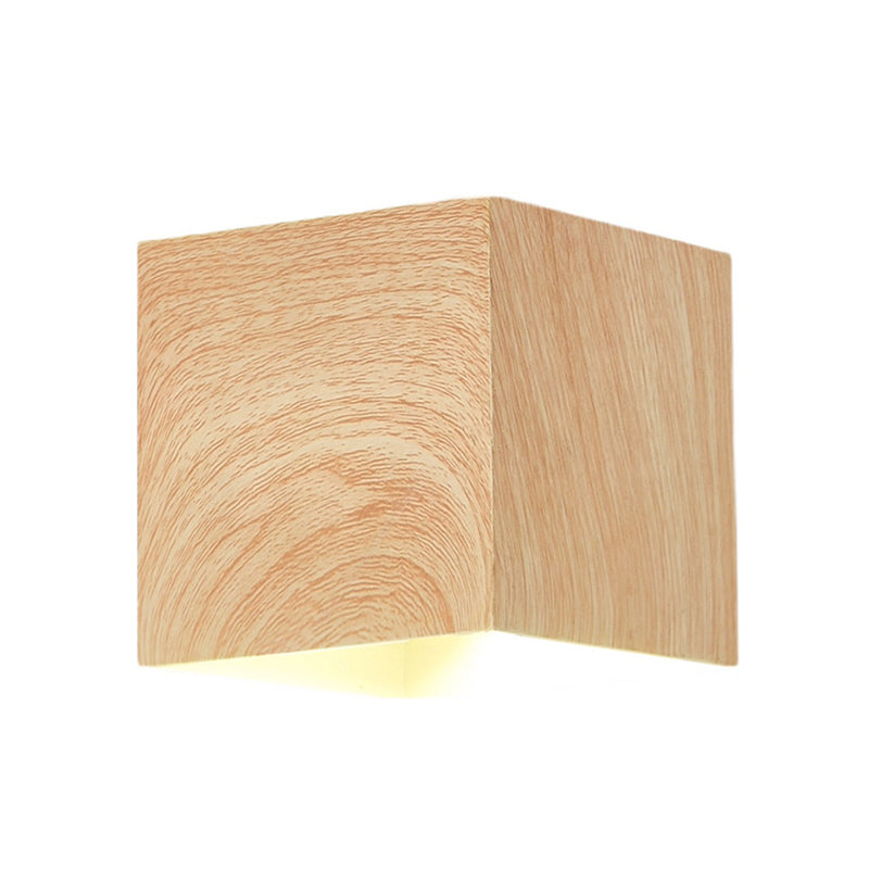2-Light Modernism Beige/Brown Wall Mounted Sconce LED Shaded Wall Light for Bedroom