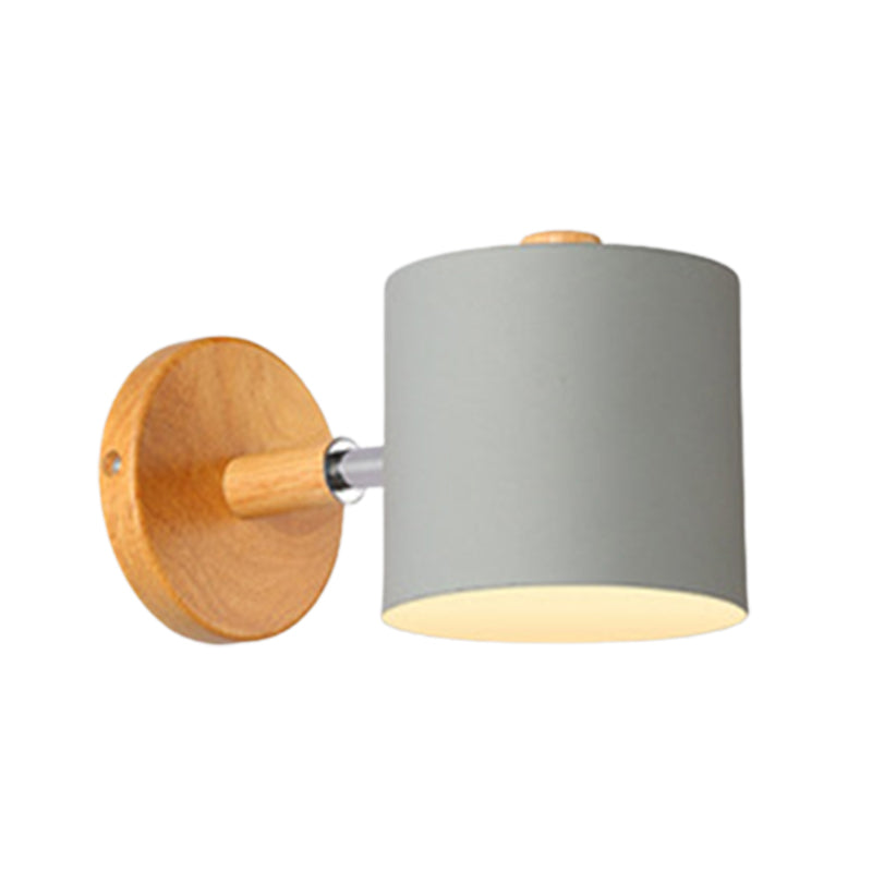 Nordic Style Iron Wall Light Colorful Geometry Shape Wall Lamp for Bedroom