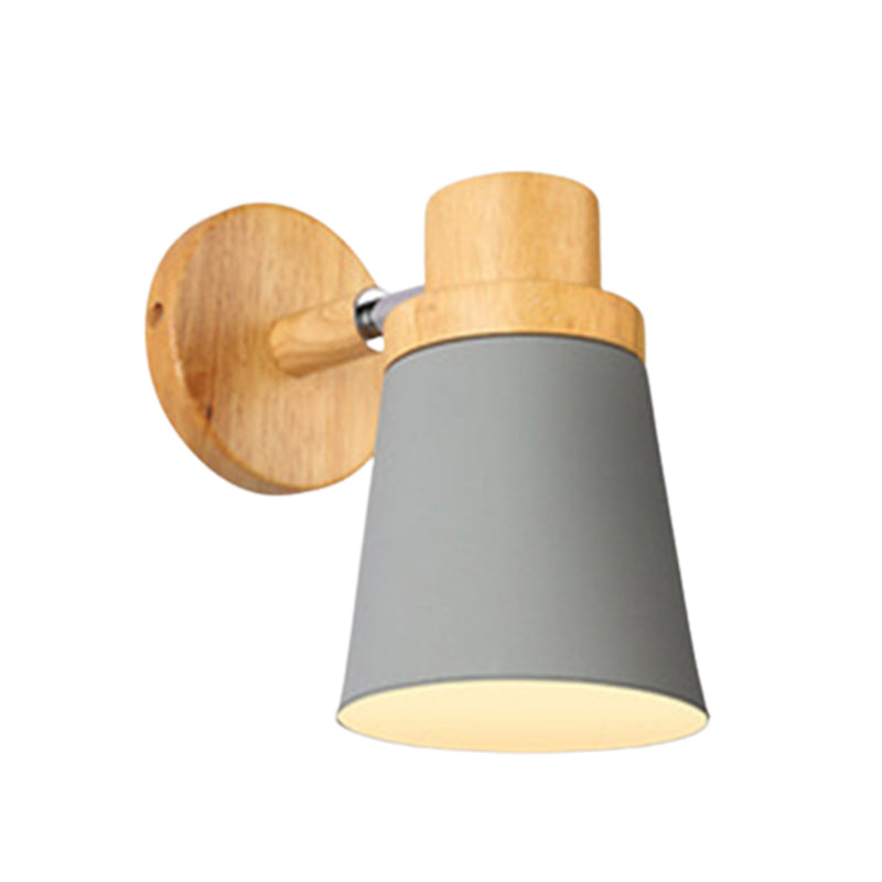 Nordic Style Iron Wall Light Colorful Geometry Shape Wall Lamp for Bedroom