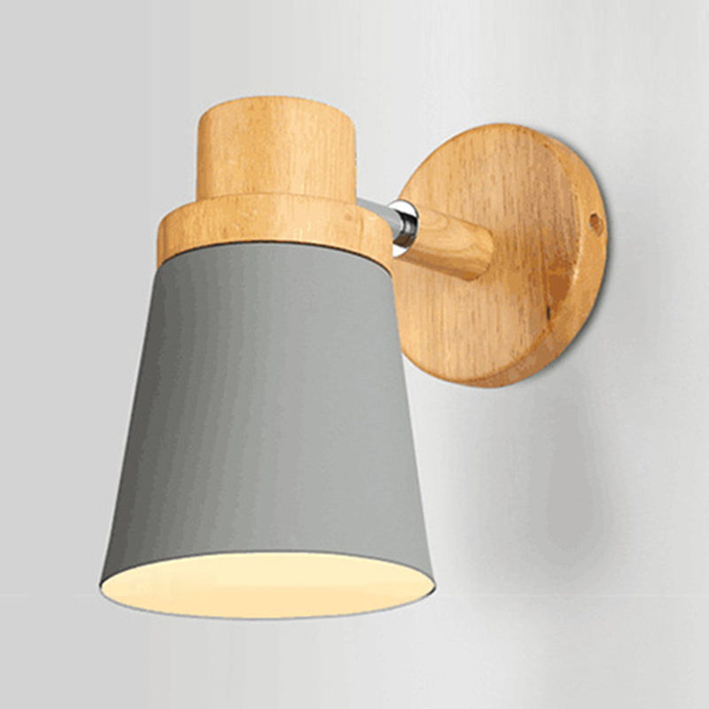 Nordic Style Iron Wall Light Colorful Geometry Shape Wall Lamp for Bedroom