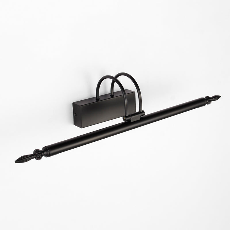 Metal & Acrylic Linear LED Bathroom Vanity Lighting Dark Black Bath Bar