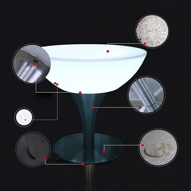Polyethylene Round Table Industrial Style Commercial Outdoor Bar Table