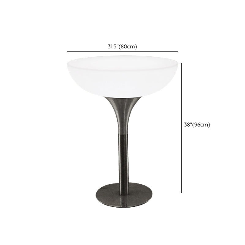 Polyethylene Round Table Industrial Style Commercial Outdoor Bar Table
