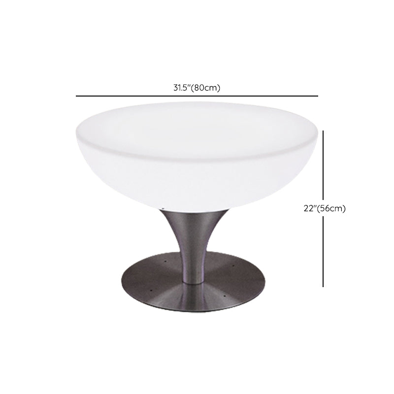 Polyethylene Round Table Industrial Style Commercial Outdoor Bar Table