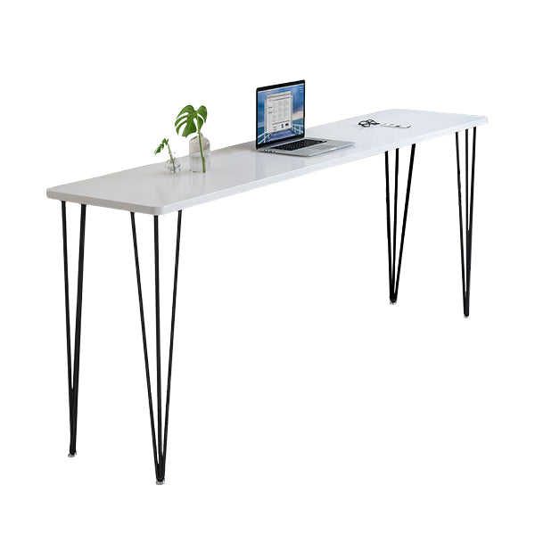 Rectangle Artificial Wood Dining Table Counter Height Table with 4 Legs