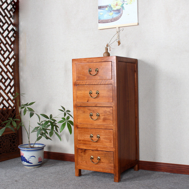 Traditional Solid Wood Storage Chest Bedroom Chest with Drawers