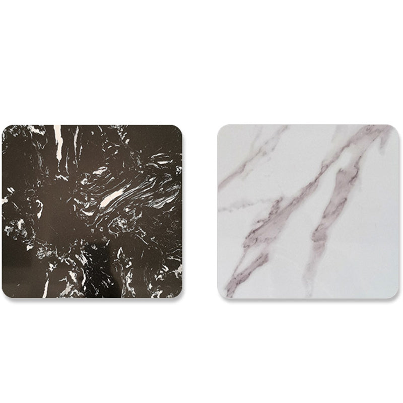 Marble Sofa Console Table Antique Finish Console Accent Table with Shelf