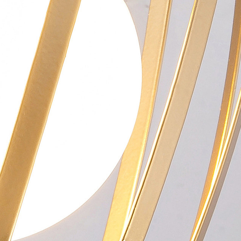Modern Ceiling Mount Light 1-Light Ceiling Light with Metal Shade for Living Room