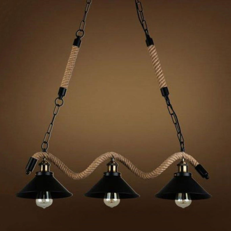Industrial Hanging Ceiling Light Metal Pendant Lighting Fixtures for Living Room