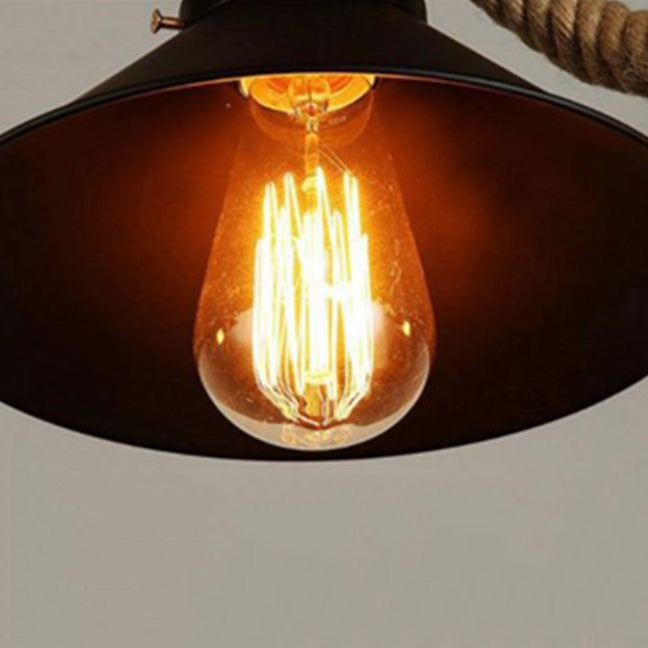 Industrial Hanging Ceiling Light Metal Pendant Lighting Fixtures for Living Room