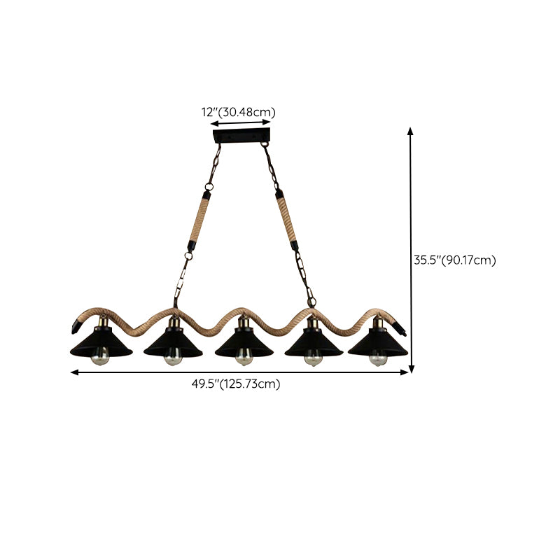 Industrial Hanging Ceiling Light Metal Pendant Lighting Fixtures for Living Room