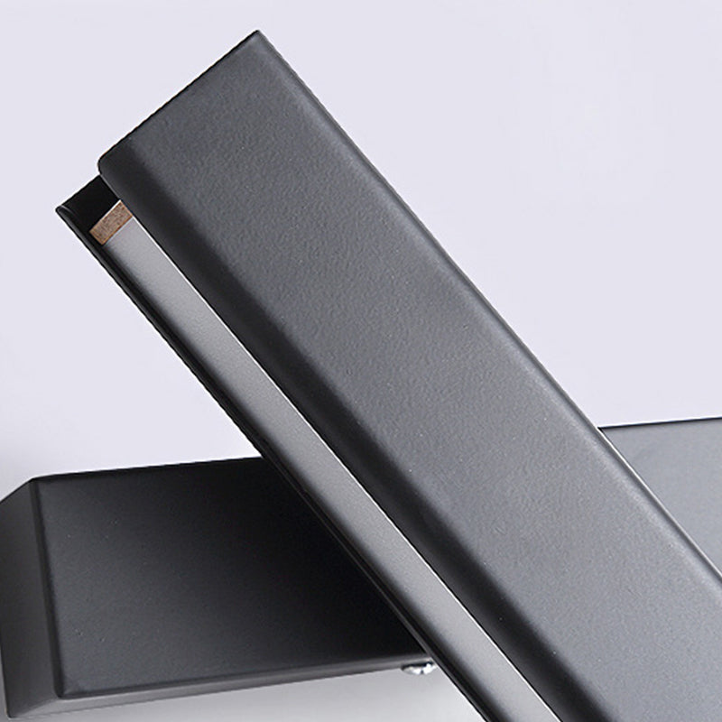 Metal Square Shape Wall Sconce Modern Style 1 Light Wall Light Fixture