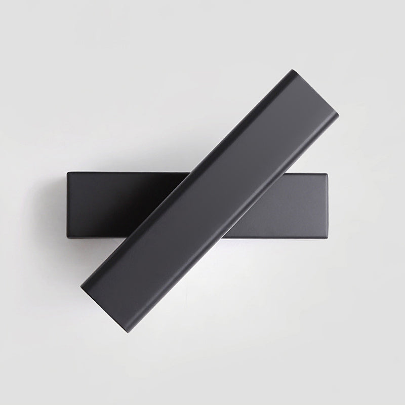 Metal Square Shape Wall Sconce Modern Style 1 Light Wall Light Fixture