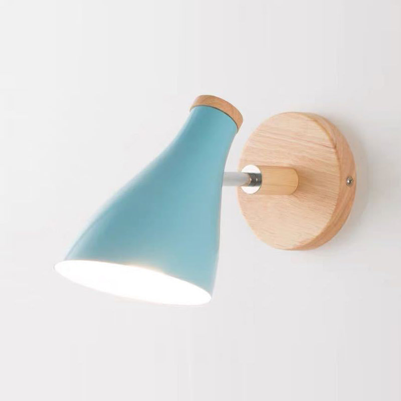 Metal Geometric Shape Wall Sconce Modern Style 1-Light Wall Light Fixture