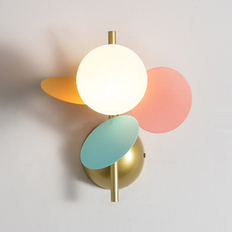 Metal Unique Shape Wall Sconce Modern Style Multi Lights Wall Light Fixture