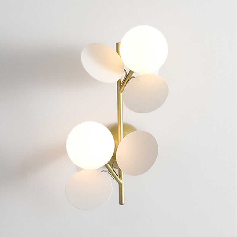 Metal Unique Shape Wall Sconce Modern Style Multi Lights Wall Light Fixture