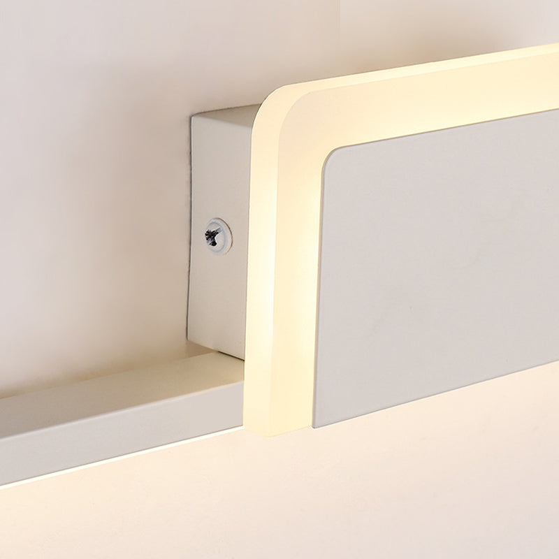 Minimal Linear Wall Mount Lamp Metal 2 Lights Wall Light Sconces