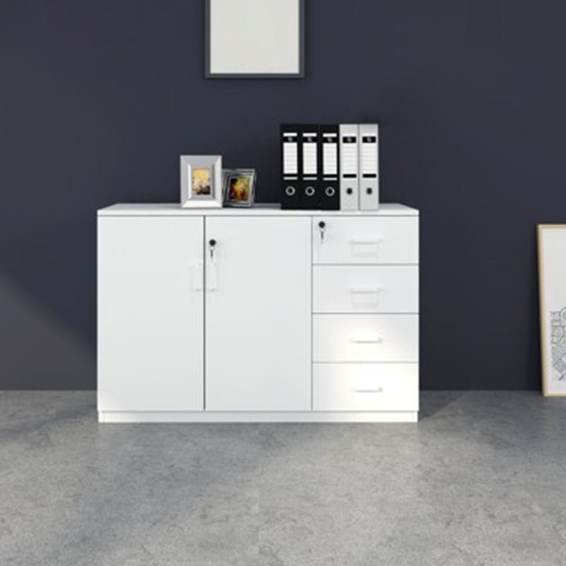 Wood Filing Cabinet Contemporary Cabinet with Storage for Home or Office
