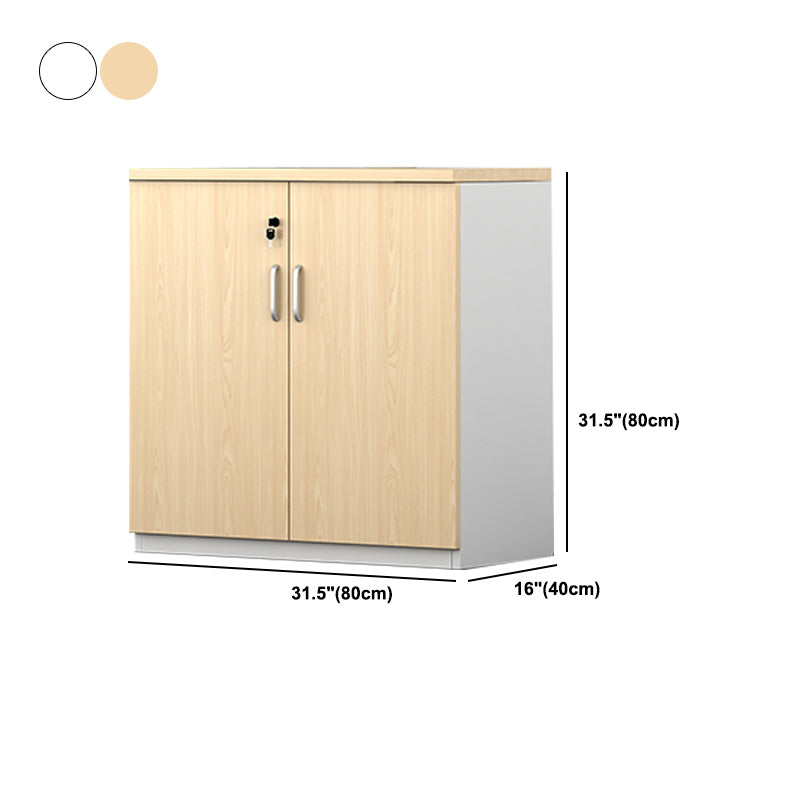 Wood Filing Cabinet Contemporary Cabinet with Storage for Home or Office