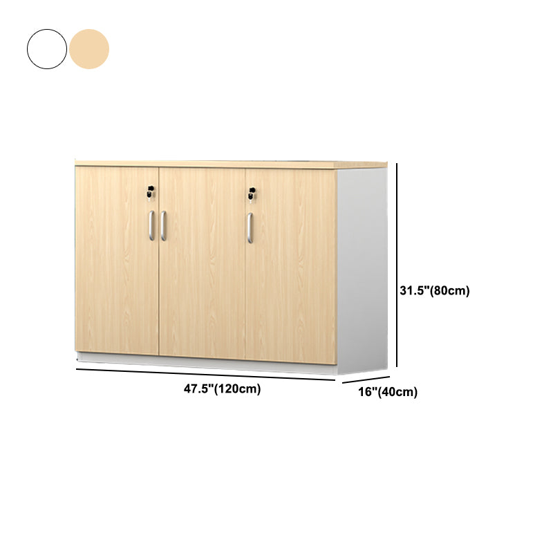 Wood Filing Cabinet Contemporary Cabinet with Storage for Home or Office