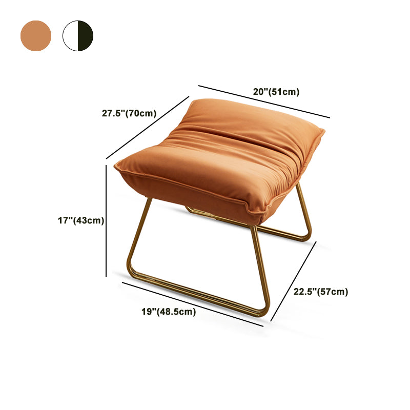 Glam Style Rocking Chair Upholstered Tufted Rocker Chair with Legs